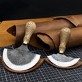 2-Piece Rounded Leather Knife Set