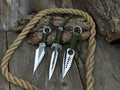 3-Piece Throwing Knife Set with Leather Roll
