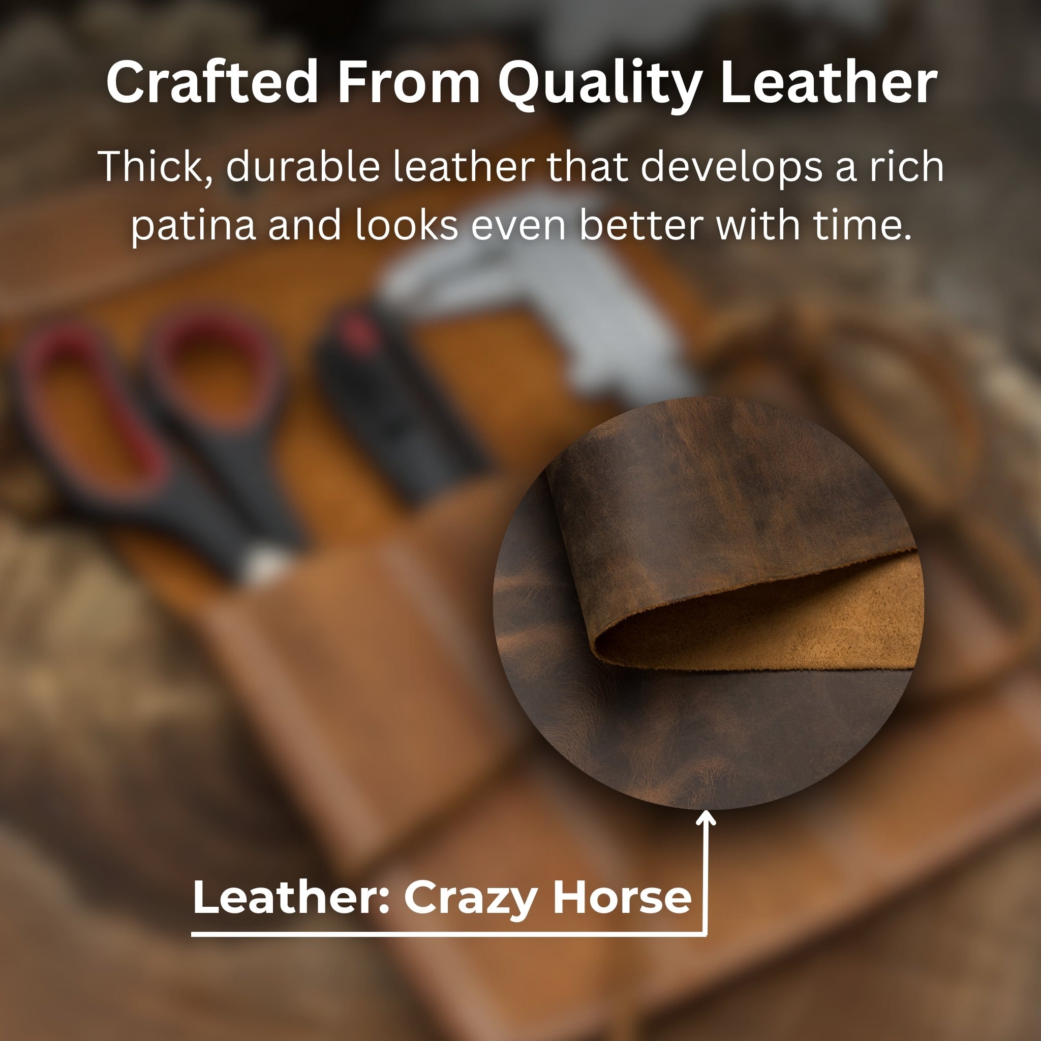 5 Pocket Leather Chisel Roll