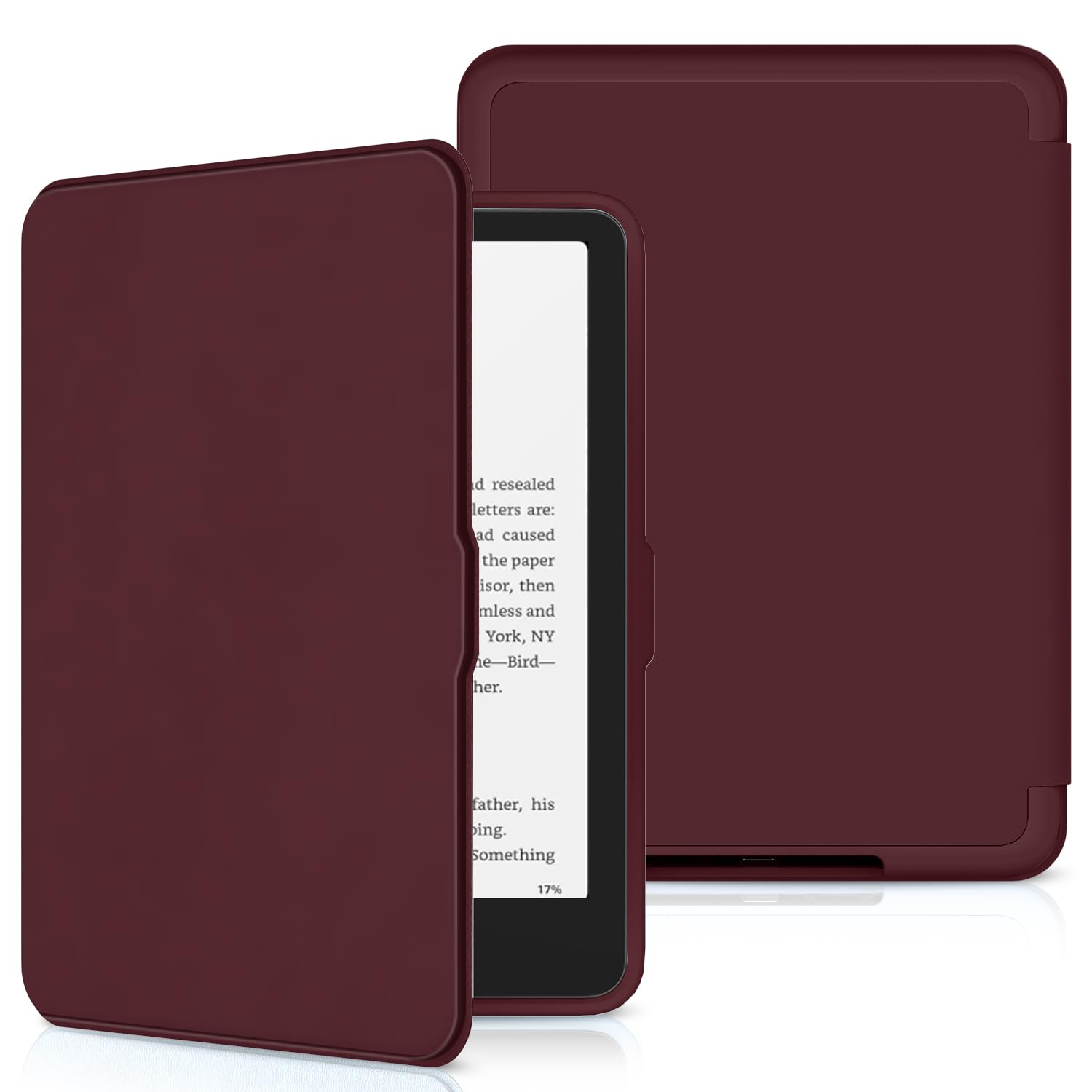 New Kindle Paperwhite 2024 Case 7" (12th Gen) & Kindle Colorsoft Signature Edition Case, Sanyetral Slim PU Leather Cover with Soft TPU Back and Auto Sleep/Wake, Not for Remarkable Kobo -Light Blue