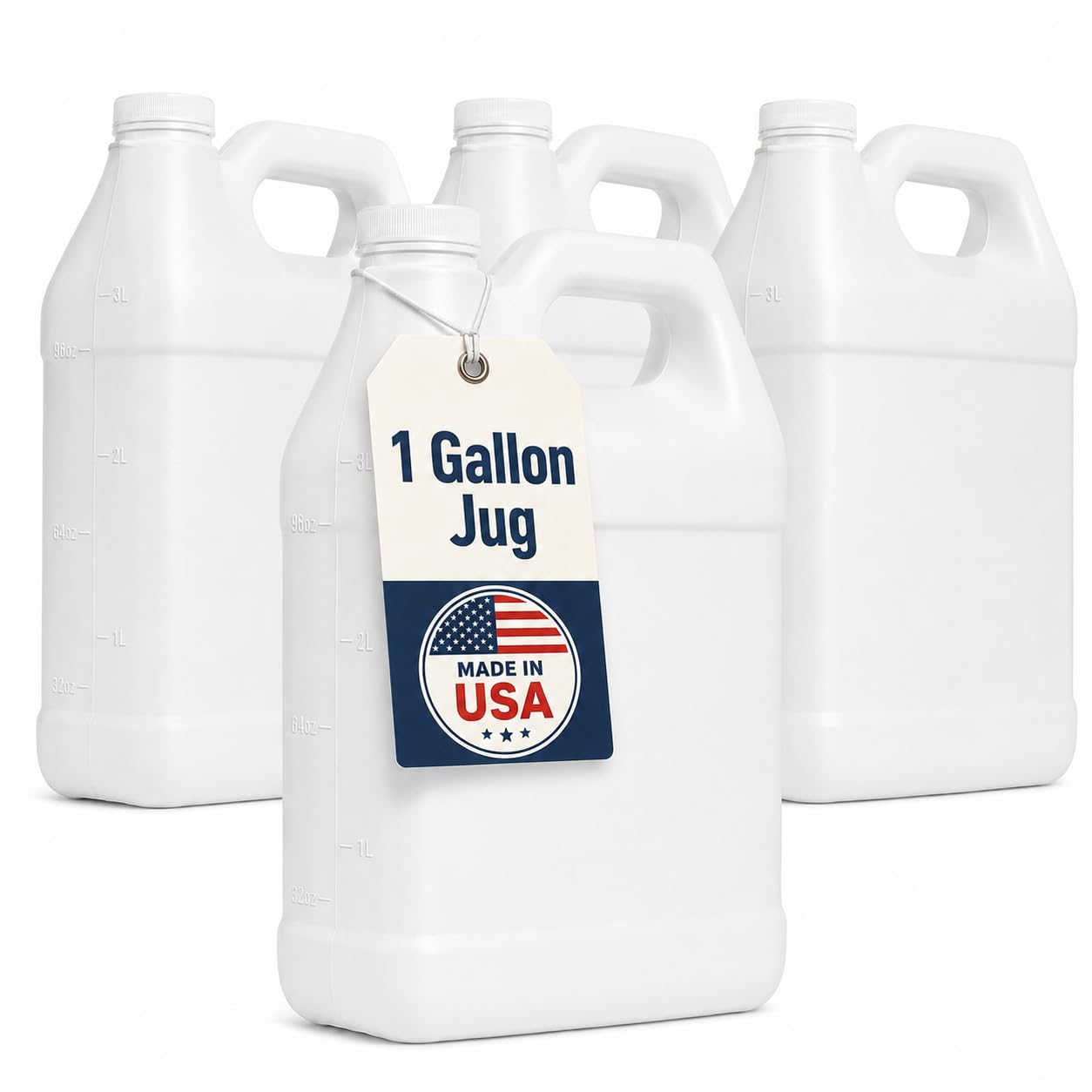 kitchentoolz 2.5 Gallon Water Jug – Water Container Heavy-Duty HDPE Carboy for Automotive Used Oil Container & Liquid Storage – 10 Liter Water Jugs with Secure Lid – Made in USA