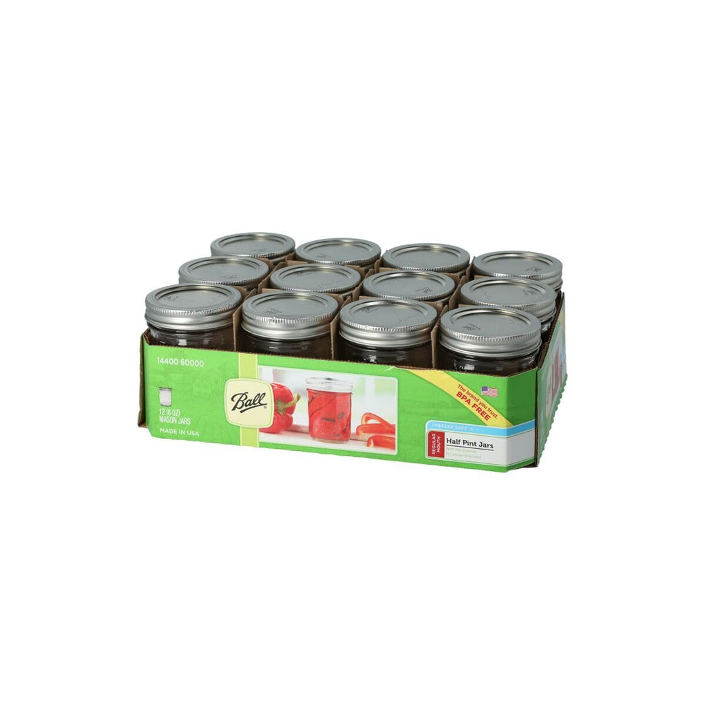 Ball Mason 4oz Quilted Jelly Jars with Lids and Bands, Set of 12