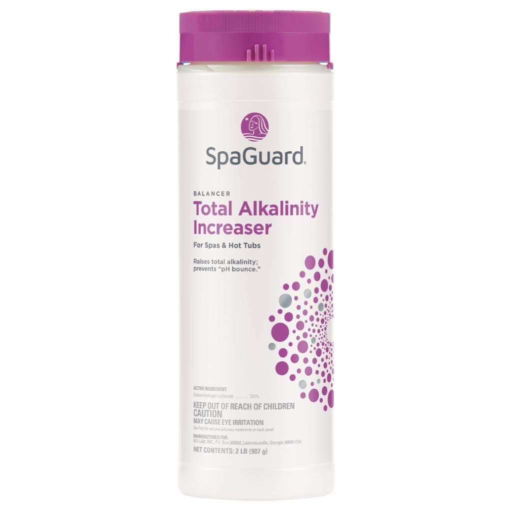 SpaGuard Total Alkalinity Increaser, 2 lb, Prevents pH Bounce, Proven Pool Water Balancer, Suitable for Spas and Hot Tubs