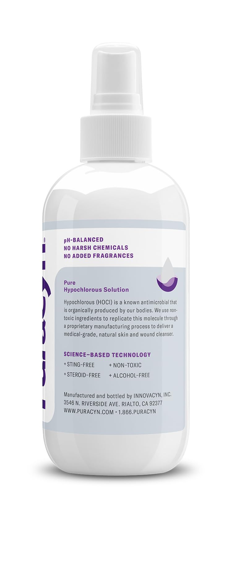Puracyn First Aid Wound and Skin Cleanser - Hypochlorous-Based Wound Care Spray for Cuts, Scrapes, Minor Sores, Minor Burns, and Other Skin Irritations. 16 Ounces