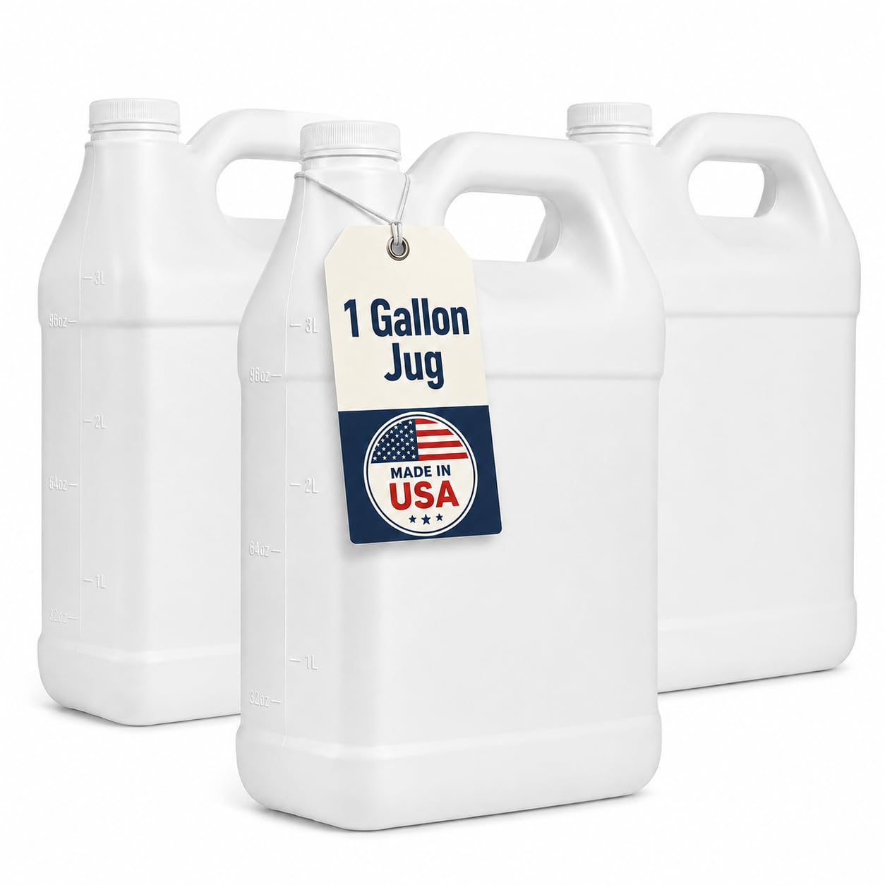 kitchentoolz 2.5 Gallon Water Jug – Water Container Heavy-Duty HDPE Carboy for Automotive Used Oil Container & Liquid Storage – 10 Liter Water Jugs with Secure Lid – Made in USA