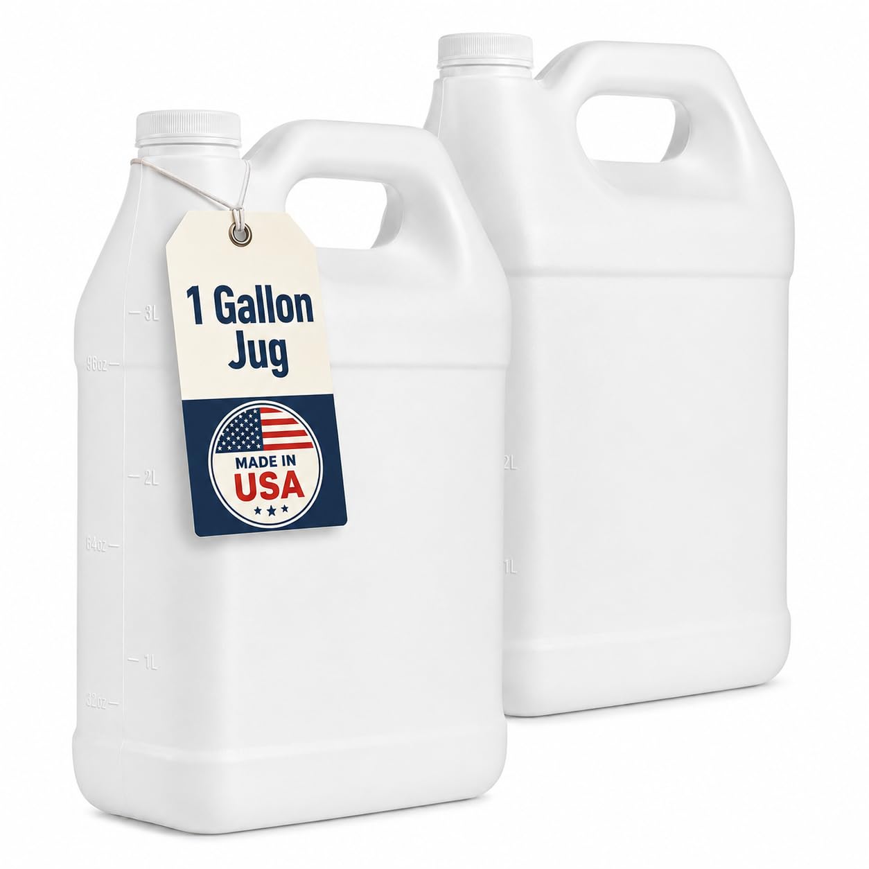 kitchentoolz 2.5 Gallon Water Jug – Water Container Heavy-Duty HDPE Carboy for Automotive Used Oil Container & Liquid Storage – 10 Liter Water Jugs with Secure Lid – Made in USA