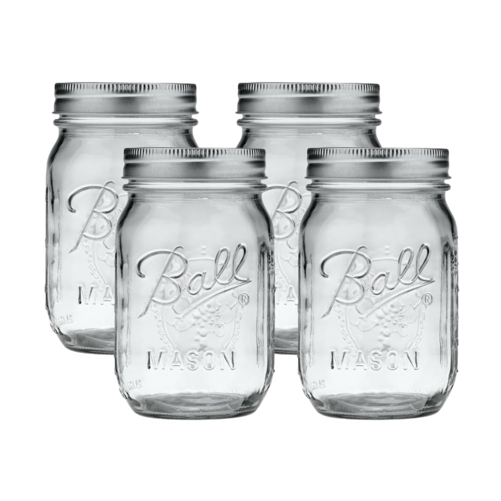Ball Mason 4oz Quilted Jelly Jars with Lids and Bands, Set of 12