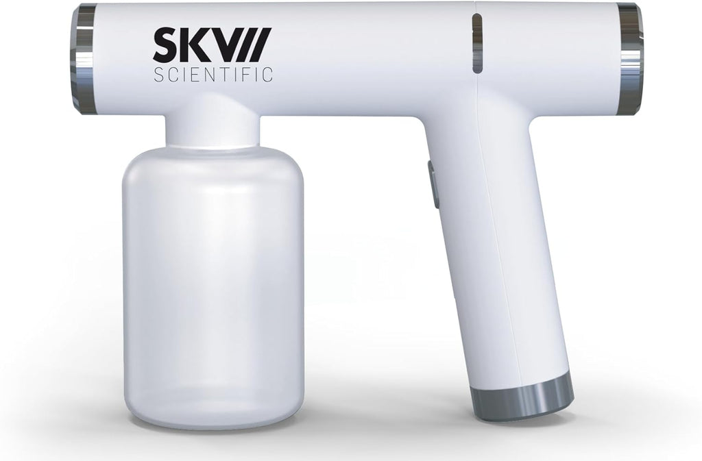 SKV Cordless Atomizing Sprayer, 360-Degree Coverage Disinfection Sprayer for Household Sanitization, Rechargeable, 16 oz Tank