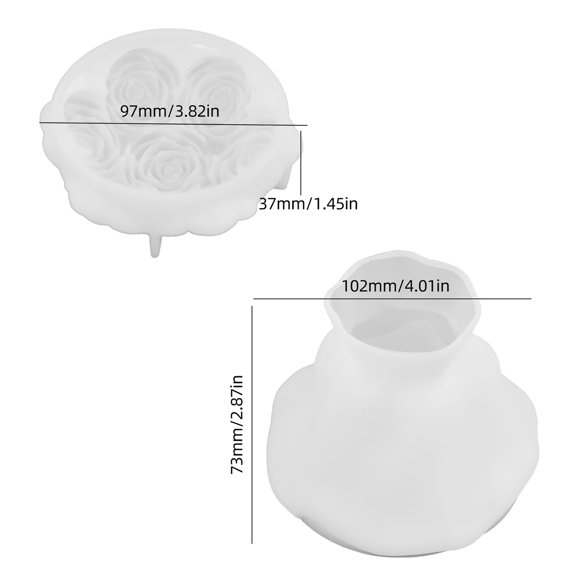 Tree Bear Candle Mold - Animal & Bear Resin Casting Molds, Silicone Clay Jewelry Molds, Candle Making Craft Supplies