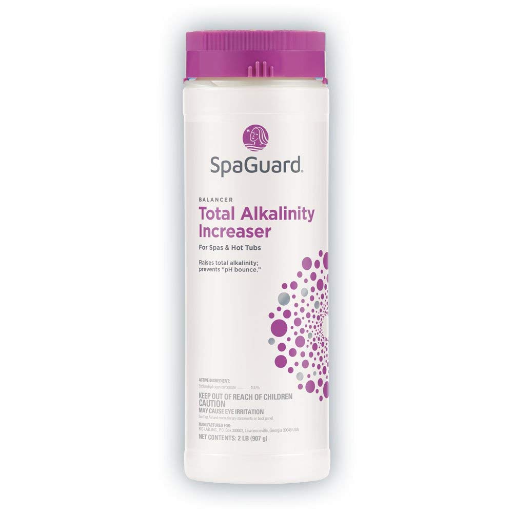 SpaGuard Total Alkalinity Increaser, 2 lb, Prevents pH Bounce, Proven Pool Water Balancer, Suitable for Spas and Hot Tubs