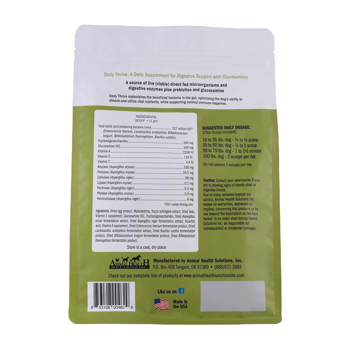 Daily Dog Probiotics for Digestive Health & Joint Support, All Breed Probiotics for Dogs Supplement - 3.75lb