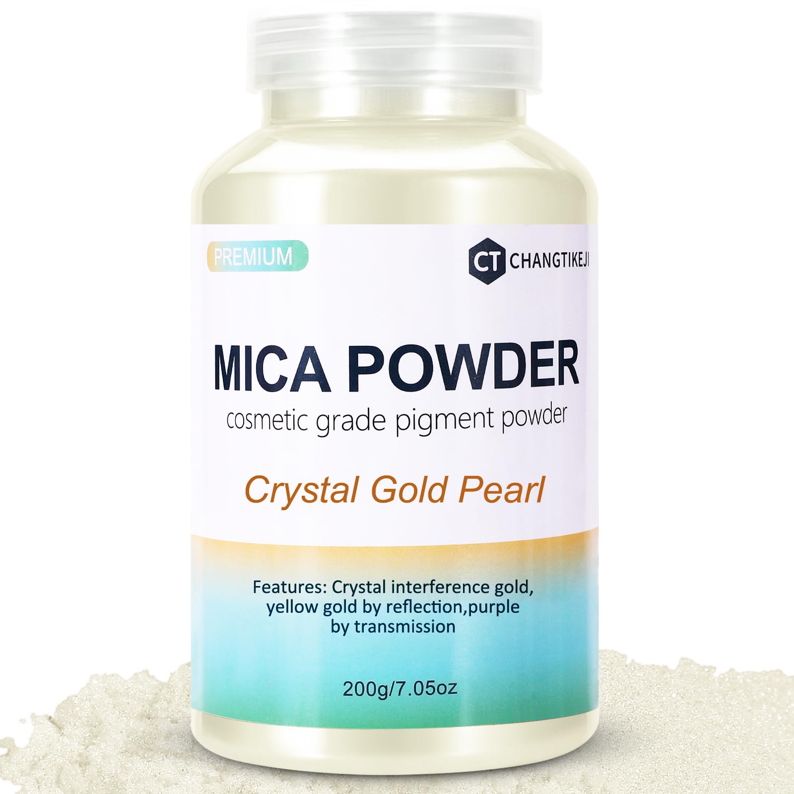 CHANGTIKEJI Mica Powder，24 Colors - 10g/Bottle of Natural Pigment Powder for Epoxy Resin，Soap Making，Candle Making,Lip Gloss,Car Freshies,Dye,Nail Polish,Bath Bombs