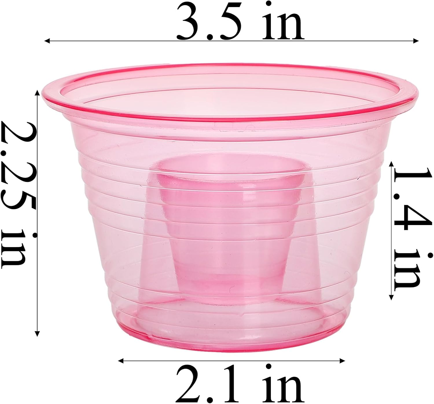 Coloch 200 Pack Plastic Bomber Cups, Disposable Bomb Cups Assorted Colors Power Bomber Double Shot Glass for Mixed Drinks, Shots, Party