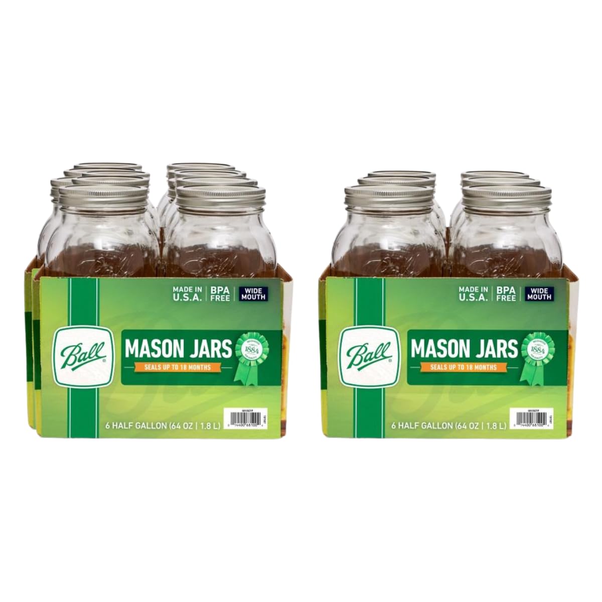 Ball Mason 4oz Quilted Jelly Jars with Lids and Bands, Set of 12