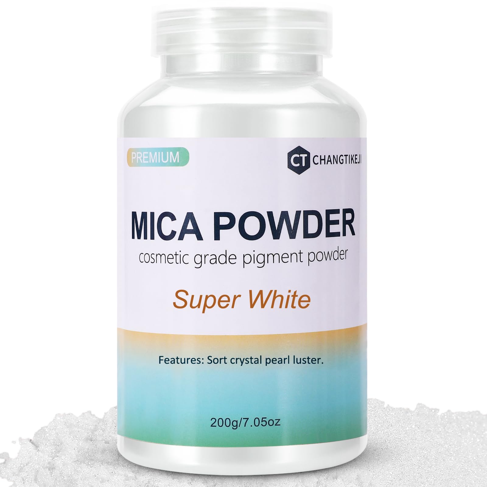 CHANGTIKEJI Mica Powder，24 Colors - 10g/Bottle of Natural Pigment Powder for Epoxy Resin，Soap Making，Candle Making,Lip Gloss,Car Freshies,Dye,Nail Polish,Bath Bombs