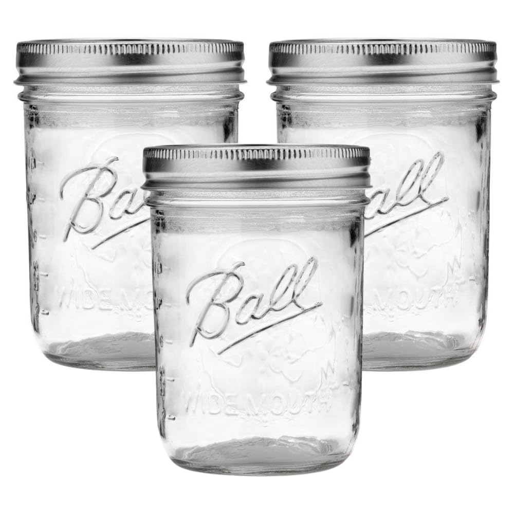 Ball Mason 4oz Quilted Jelly Jars with Lids and Bands, Set of 12