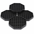 6" Octagon Coffee Drip Tray Catcher for Countertop - for Beverage & Drink Dispenser Bar by kitchentoolz - Pack of 4