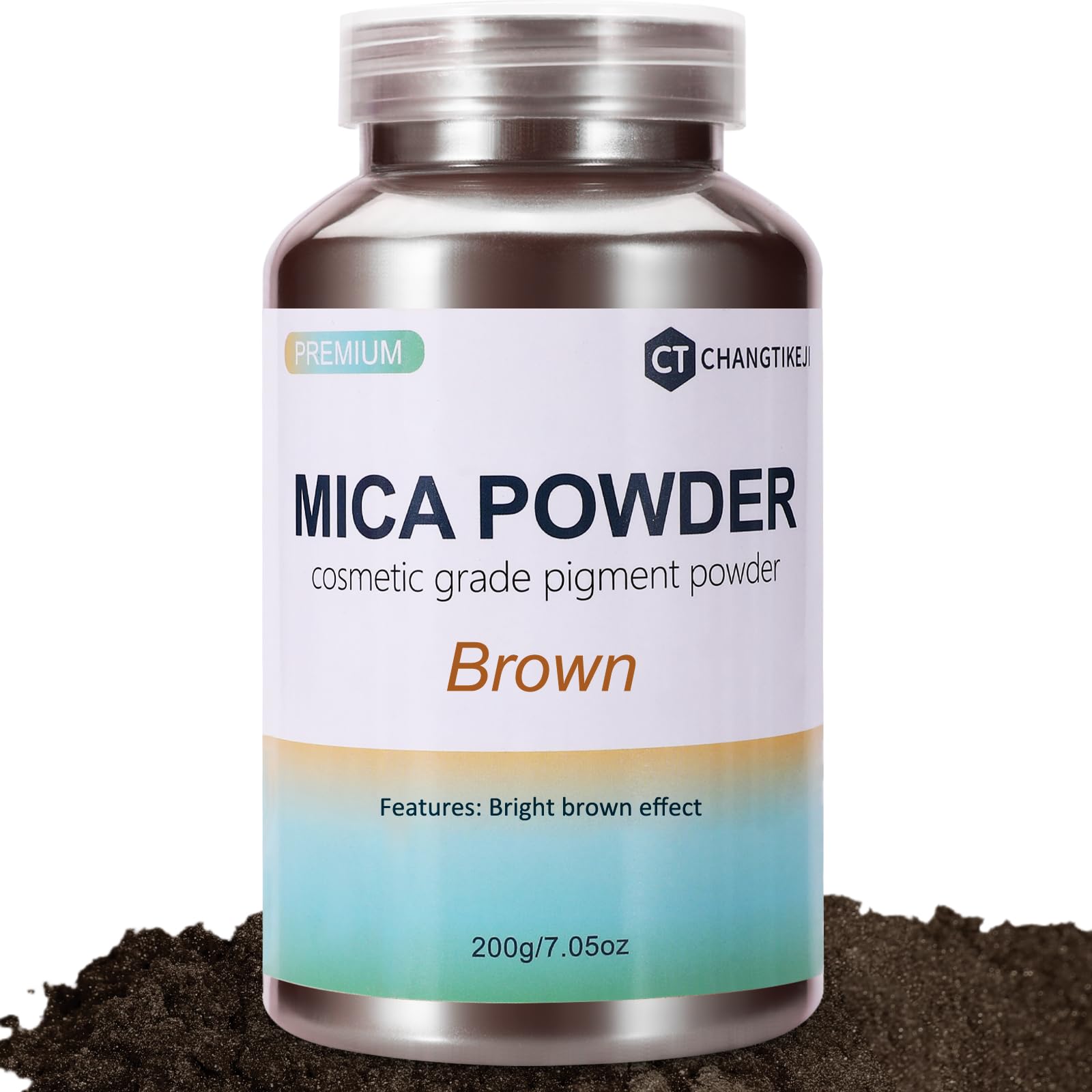 CHANGTIKEJI Mica Powder，24 Colors - 10g/Bottle of Natural Pigment Powder for Epoxy Resin，Soap Making，Candle Making,Lip Gloss,Car Freshies,Dye,Nail Polish,Bath Bombs