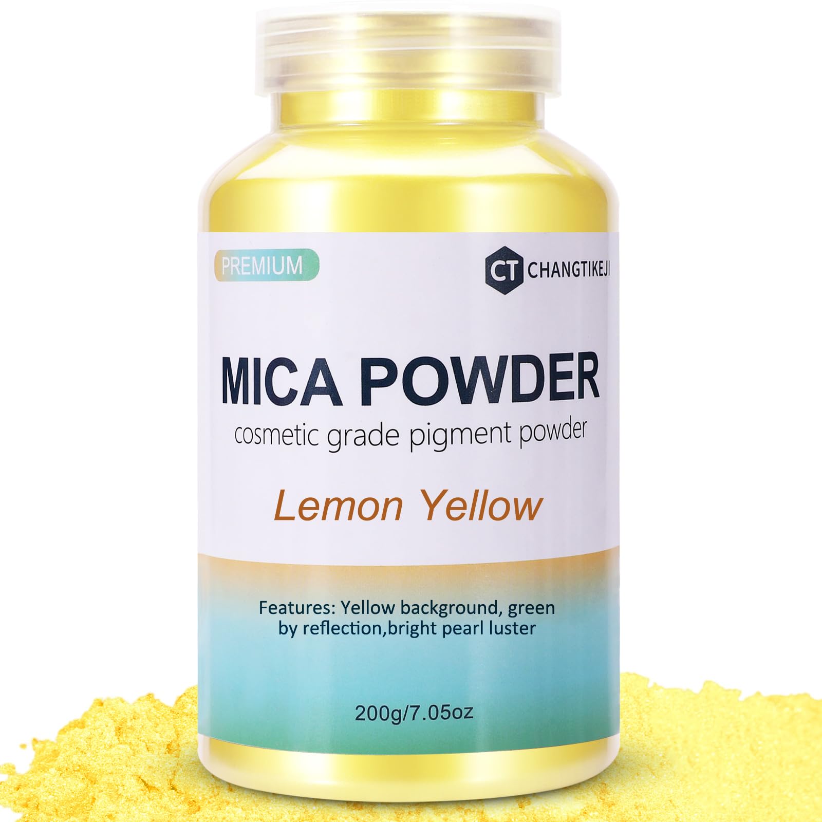 CHANGTIKEJI Mica Powder，24 Colors - 10g/Bottle of Natural Pigment Powder for Epoxy Resin，Soap Making，Candle Making,Lip Gloss,Car Freshies,Dye,Nail Polish,Bath Bombs
