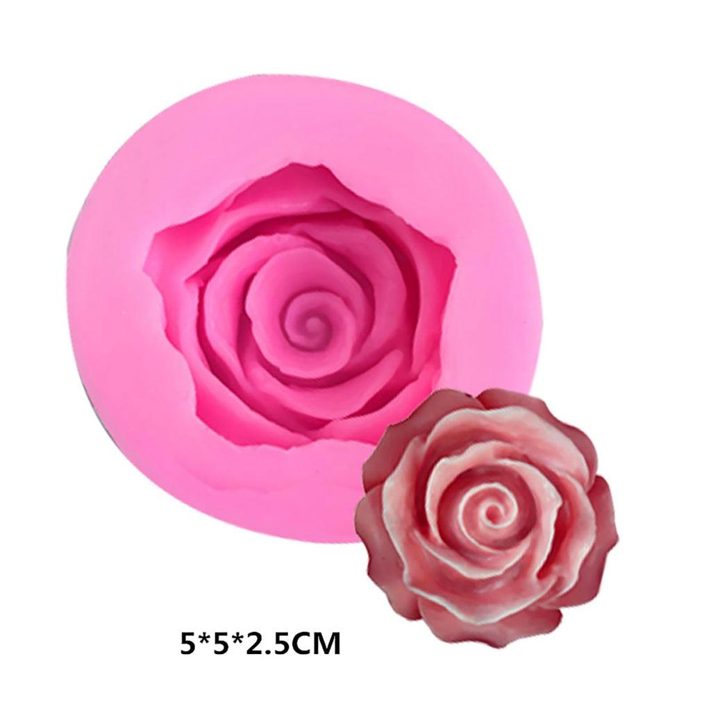 2 Pack Spiral Wave Resin Casting Molds - Silicone for 3D Animal Candle Making