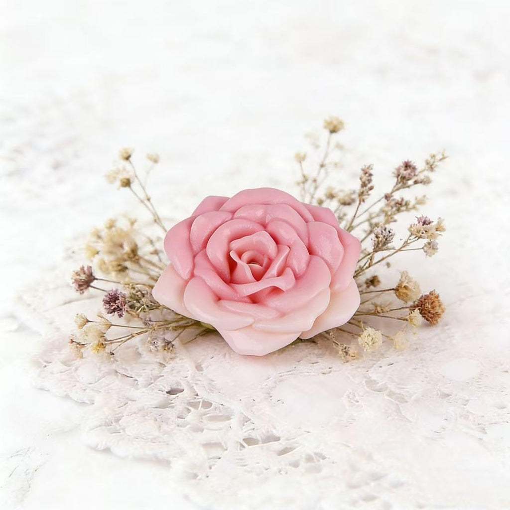 Flower Succulent Tulip Rose Cylinder Molds Silicone Wave Spiral Candle Mold - Silicone Resin Casting Molds for Candle & Resin & Soap Craft Supplies