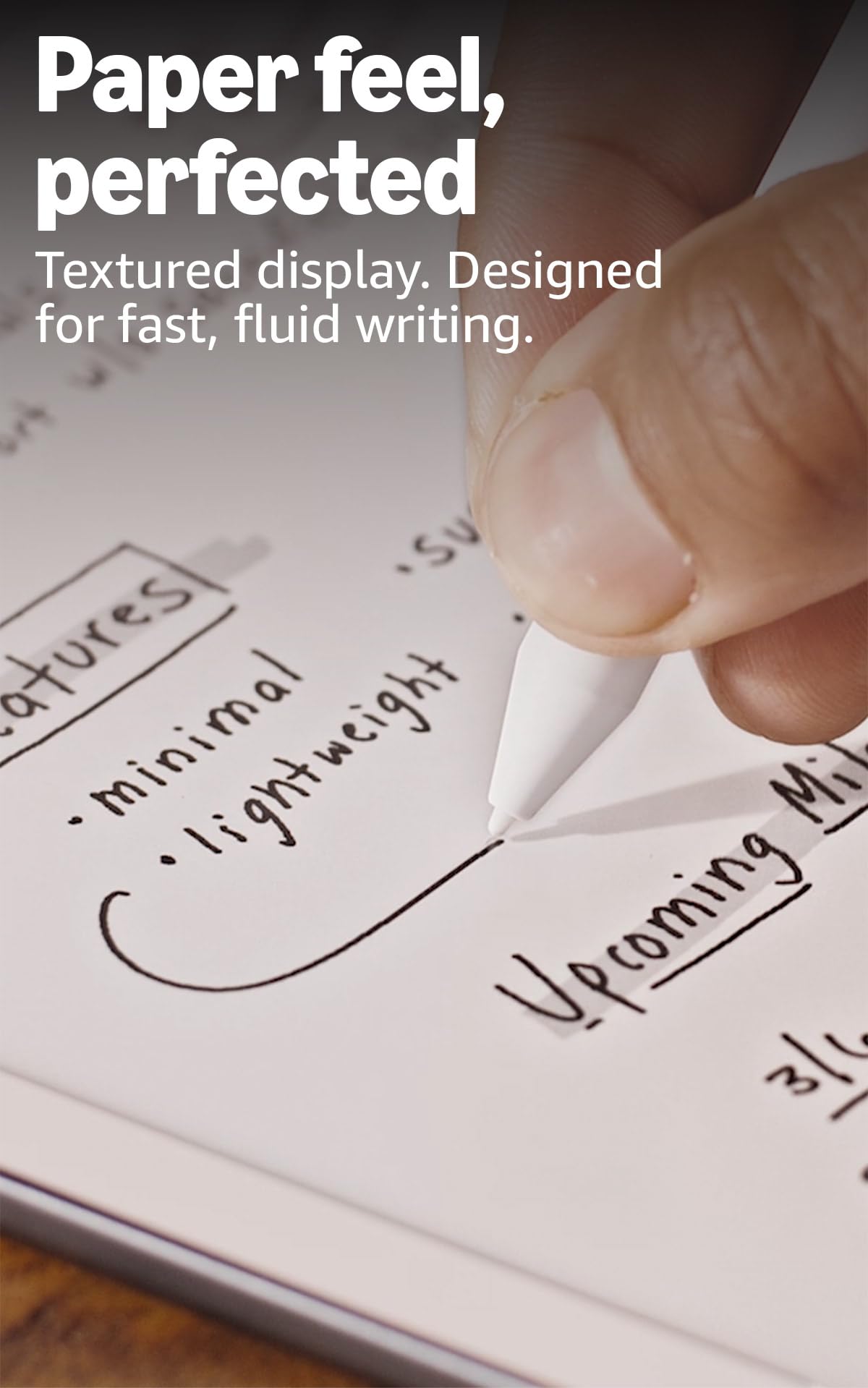 Amazon Kindle Scribe 32GB (newest model) — 11” paper-like display with front light — Thinner, lighter, faster — Write in notebooks, documents, and books. Includes Premium Pen - Graphite