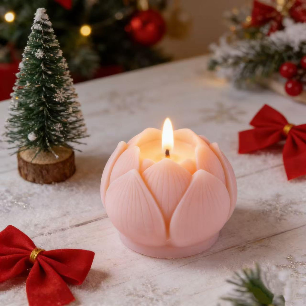 Flower Succulent Tulip Rose Cylinder Molds Silicone Wave Spiral Candle Mold - Silicone Resin Casting Molds for Candle & Resin & Soap Craft Supplies