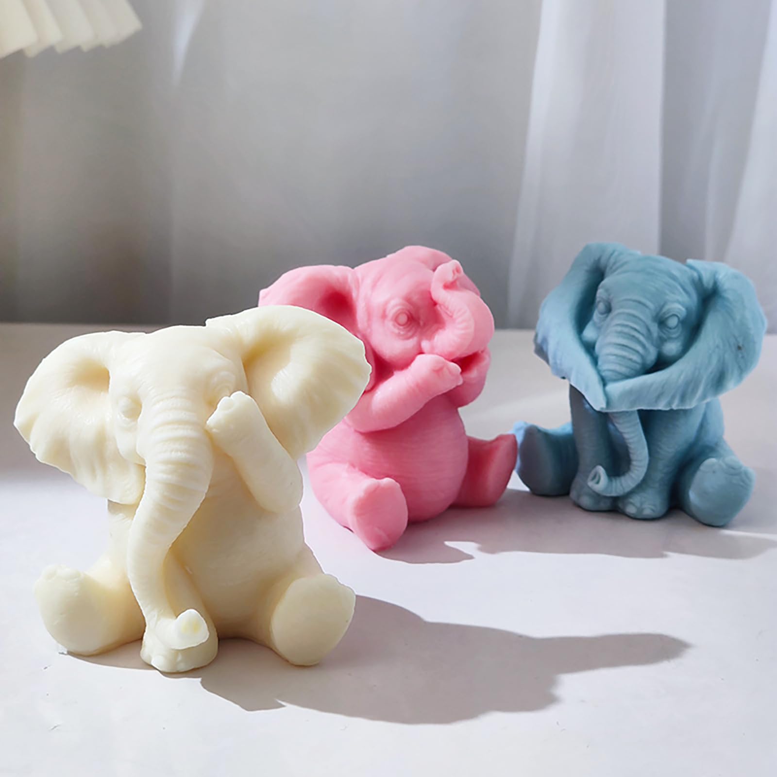 Animal & Owl Resin & Silicone Candle Mold Set - 3D Animal Mold for Home Decor & Candle Making