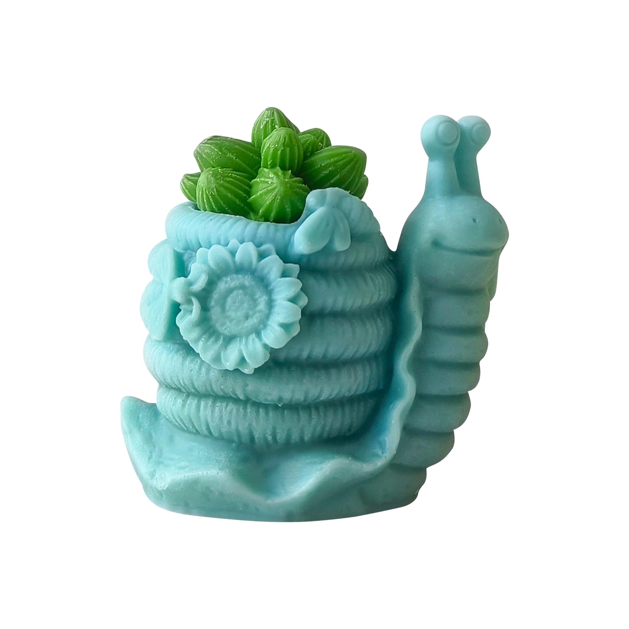 Flower Succulent Tulip Rose Cylinder Molds Silicone Wave Spiral Candle Mold - Silicone Resin Casting Molds for Candle & Resin & Soap Craft Supplies