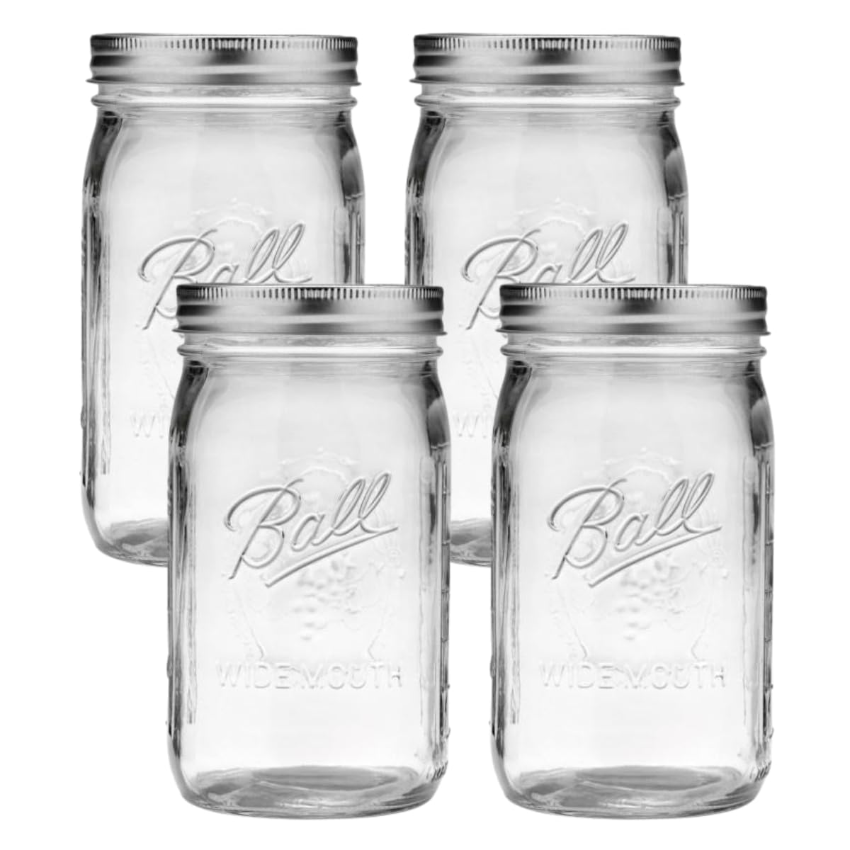Ball Mason 4oz Quilted Jelly Jars with Lids and Bands, Set of 12