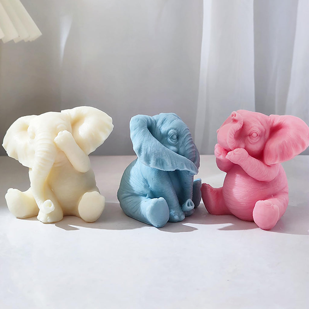 Animal & Owl Resin & Silicone Candle Mold Set - 3D Animal Mold for Home Decor & Candle Making