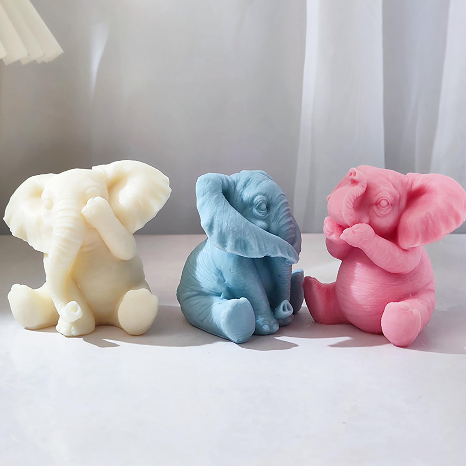 Animal & Owl Resin & Silicone Candle Mold Set - 3D Animal Mold for Home Decor & Candle Making