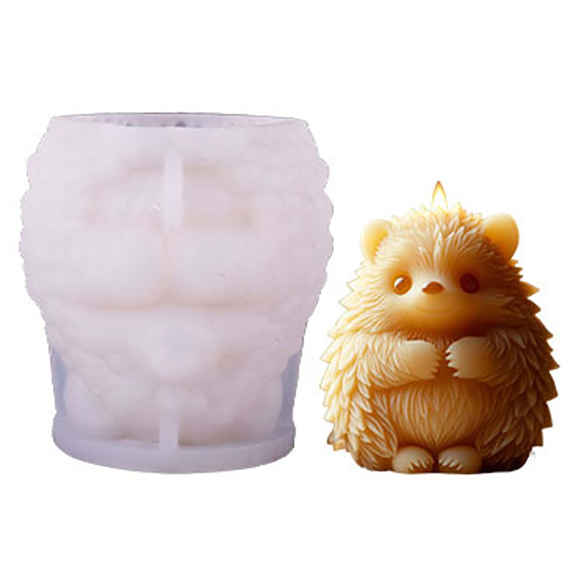 Flower Animal Cylinder Molds Silicone Wave Spiral Candle Mold - Silicone Resin Casting Molds for Candle & Resin & Soap Craft Supplies