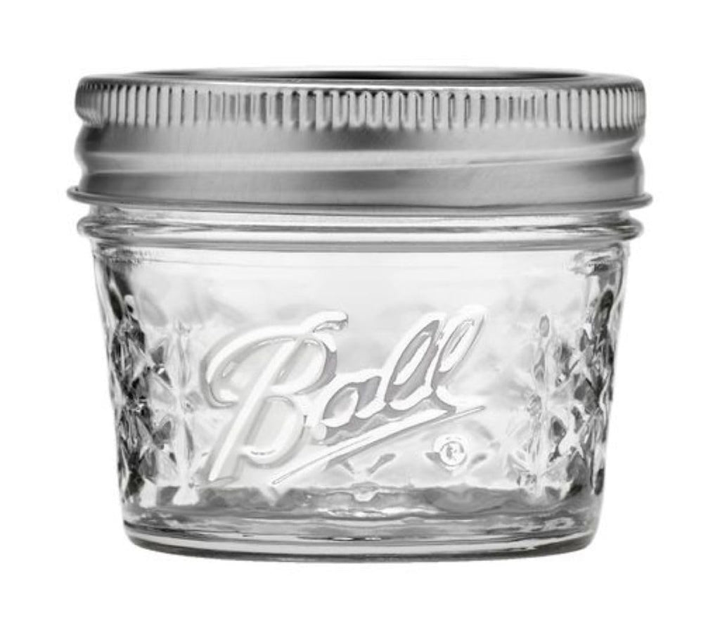 Ball Mason 4oz Quilted Jelly Jars with Lids and Bands, Set of 12