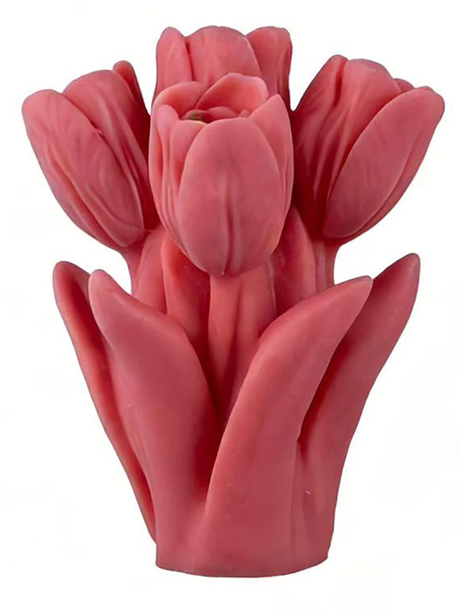 Flower Succulent Tulip Rose Cylinder Molds Silicone Wave Spiral Candle Mold - Silicone Resin Casting Molds for Candle & Resin & Soap Craft Supplies