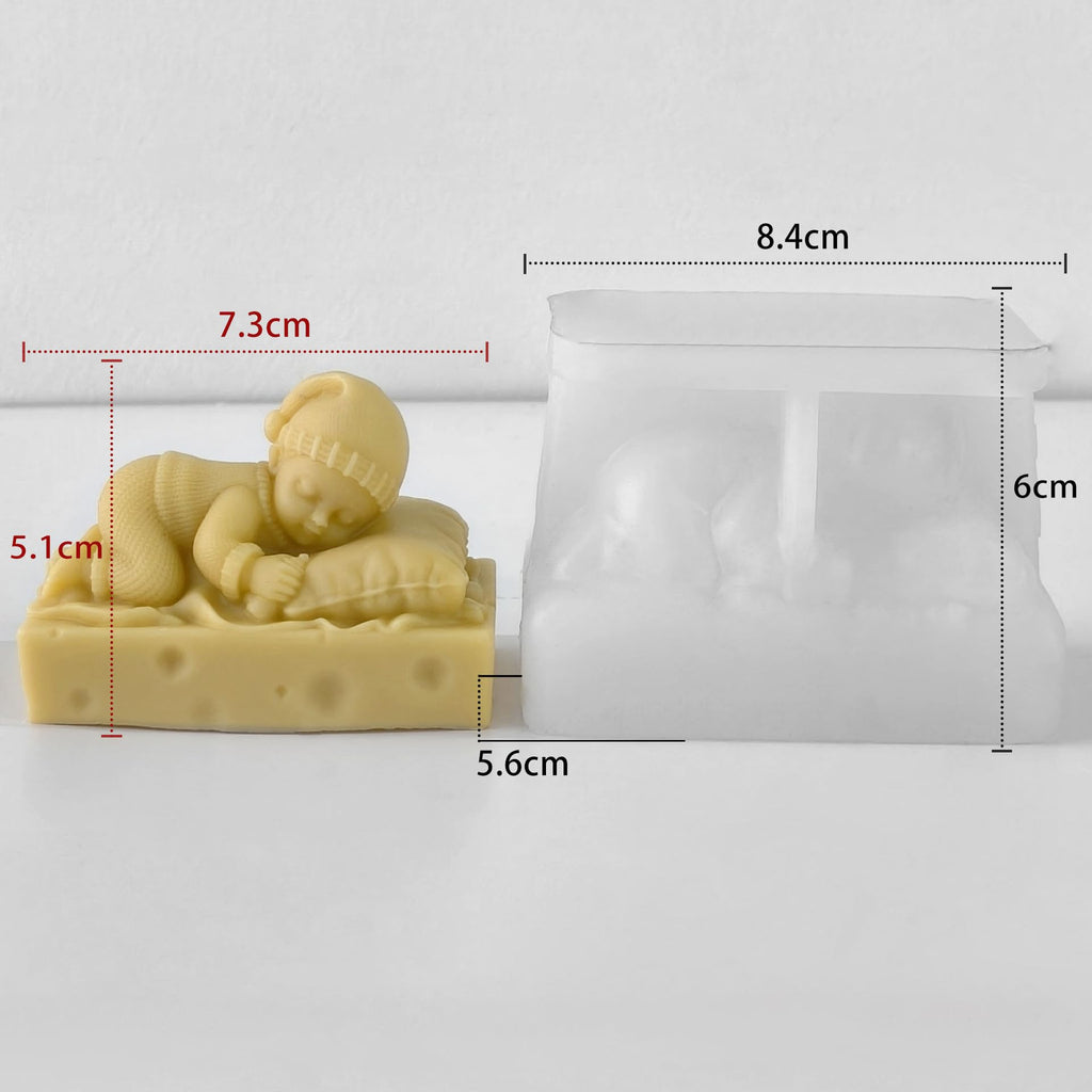 Animal & Owl Resin & Silicone Candle Mold Set - 3D Animal Mold for Home Decor & Candle Making
