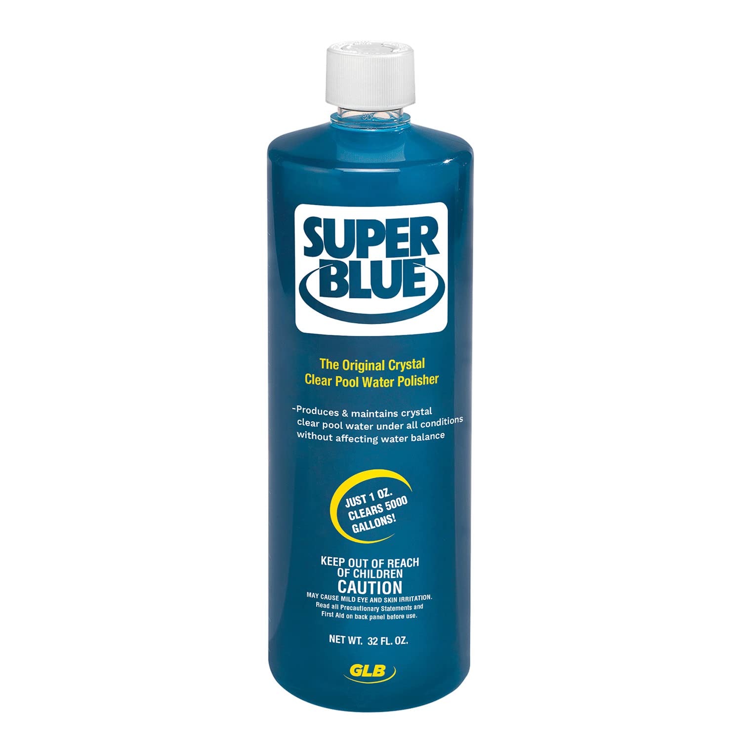 GLB 71205-SP-02BX Super Blue Pool Clarifier, 64-Ounces (Packaging May Vary)