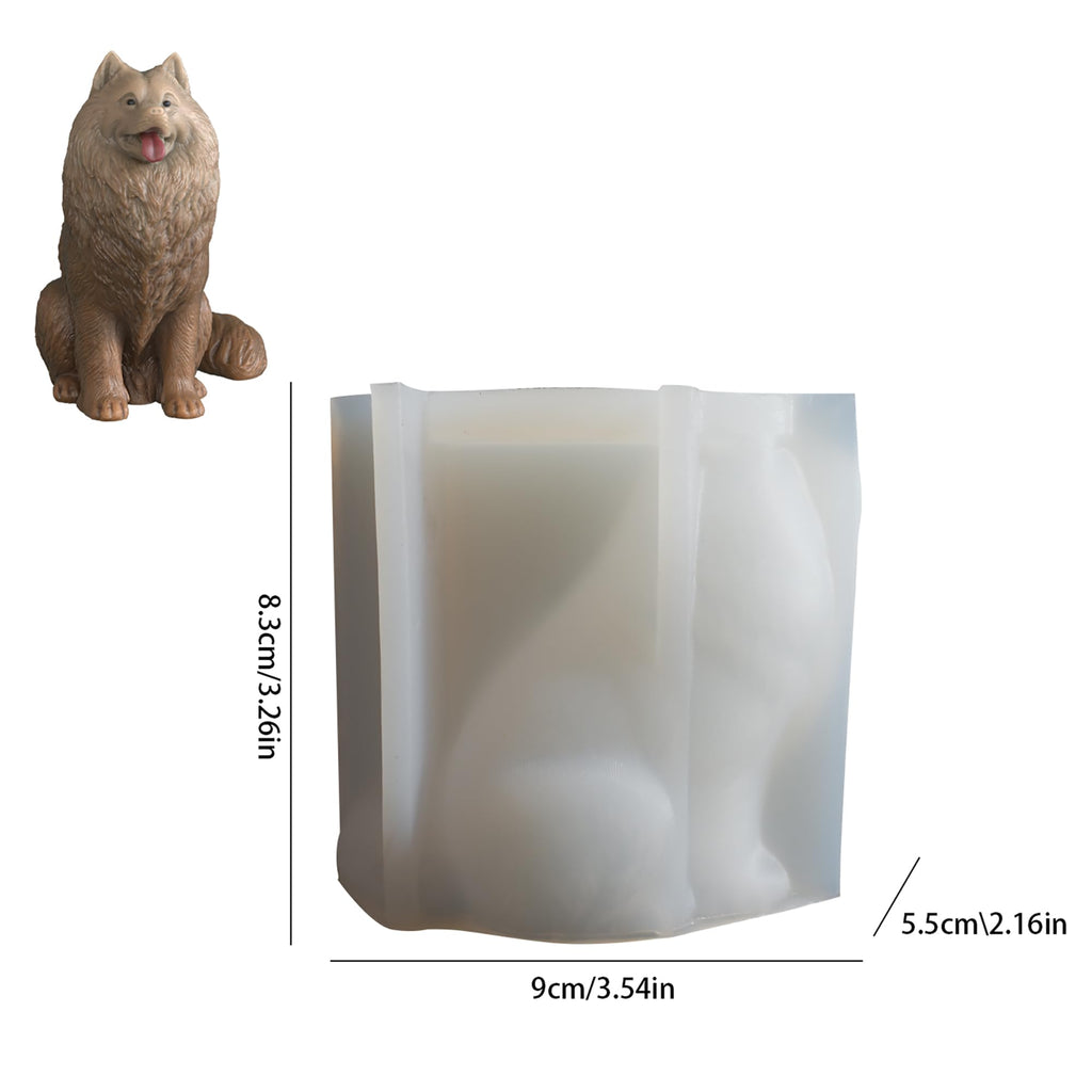 Squirrel Animal Molds Animal Spiral Wave Pillar Rotate Candle & Resin Mold - Resin Casting Silicone Molds for Home Decor & Candle Making Wave Spiral Mold