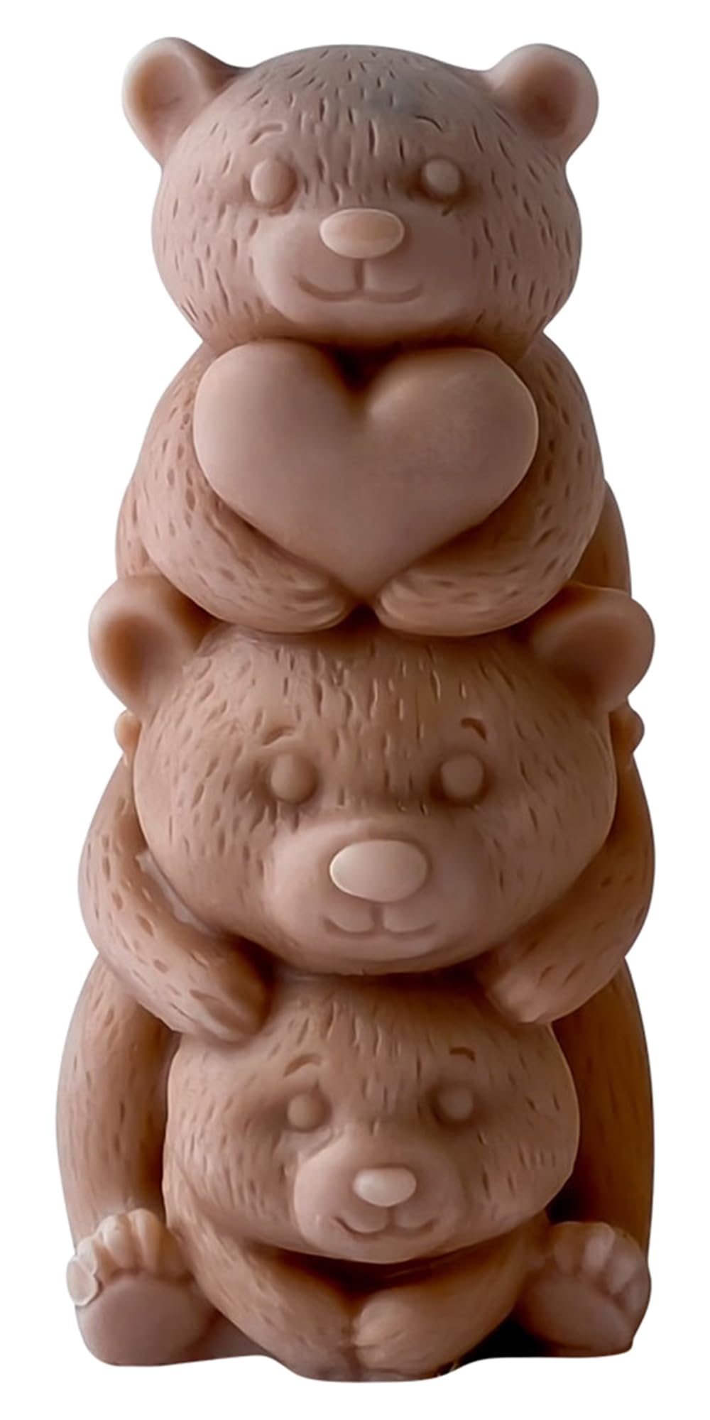 Squirrel Animal Molds Animal Spiral Wave Pillar Rotate Candle & Resin Mold - Resin Casting Silicone Molds for Home Decor & Candle Making Wave Spiral Mold