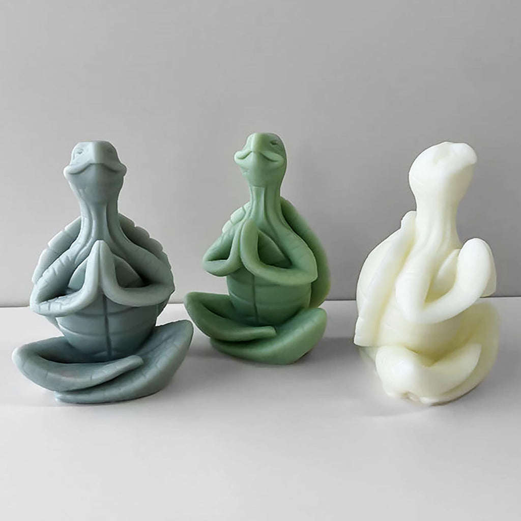 2 Pack Spiral Wave Resin Casting Molds - Silicone for 3D Animal Candle Making