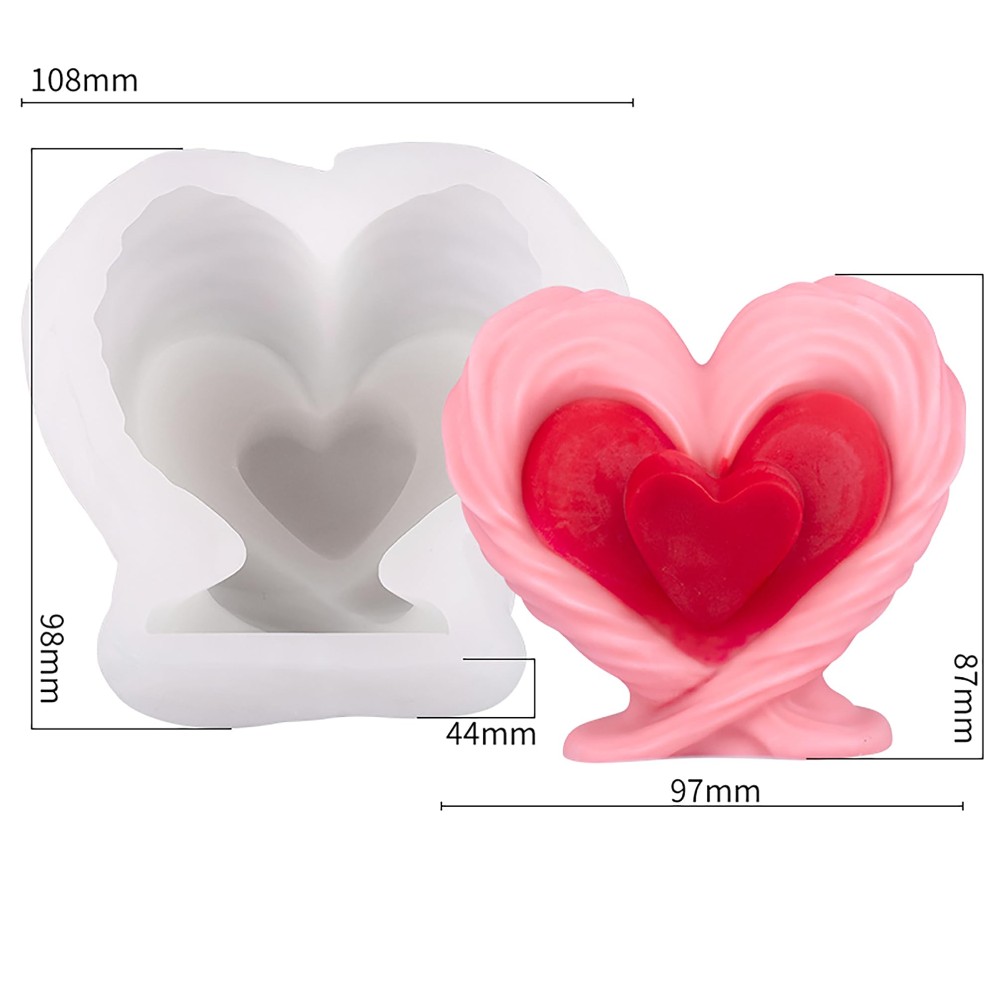 Tree Bear Candle Mold - Animal & Bear Resin Casting Molds, Silicone Clay Jewelry Molds, Candle Making Craft Supplies