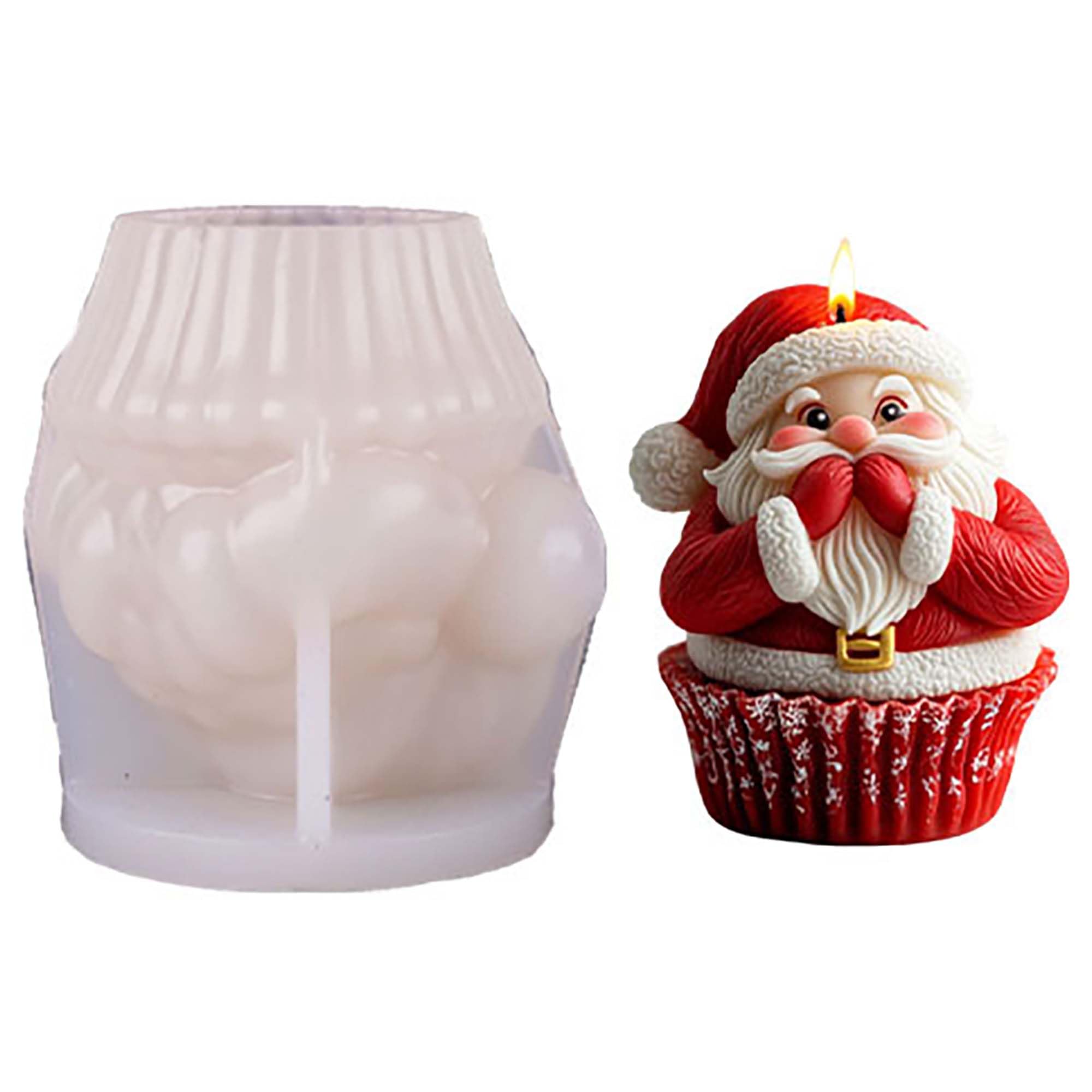 Flower Animal Cylinder Molds Silicone Wave Spiral Candle Mold - Silicone Resin Casting Molds for Candle & Resin & Soap Craft Supplies