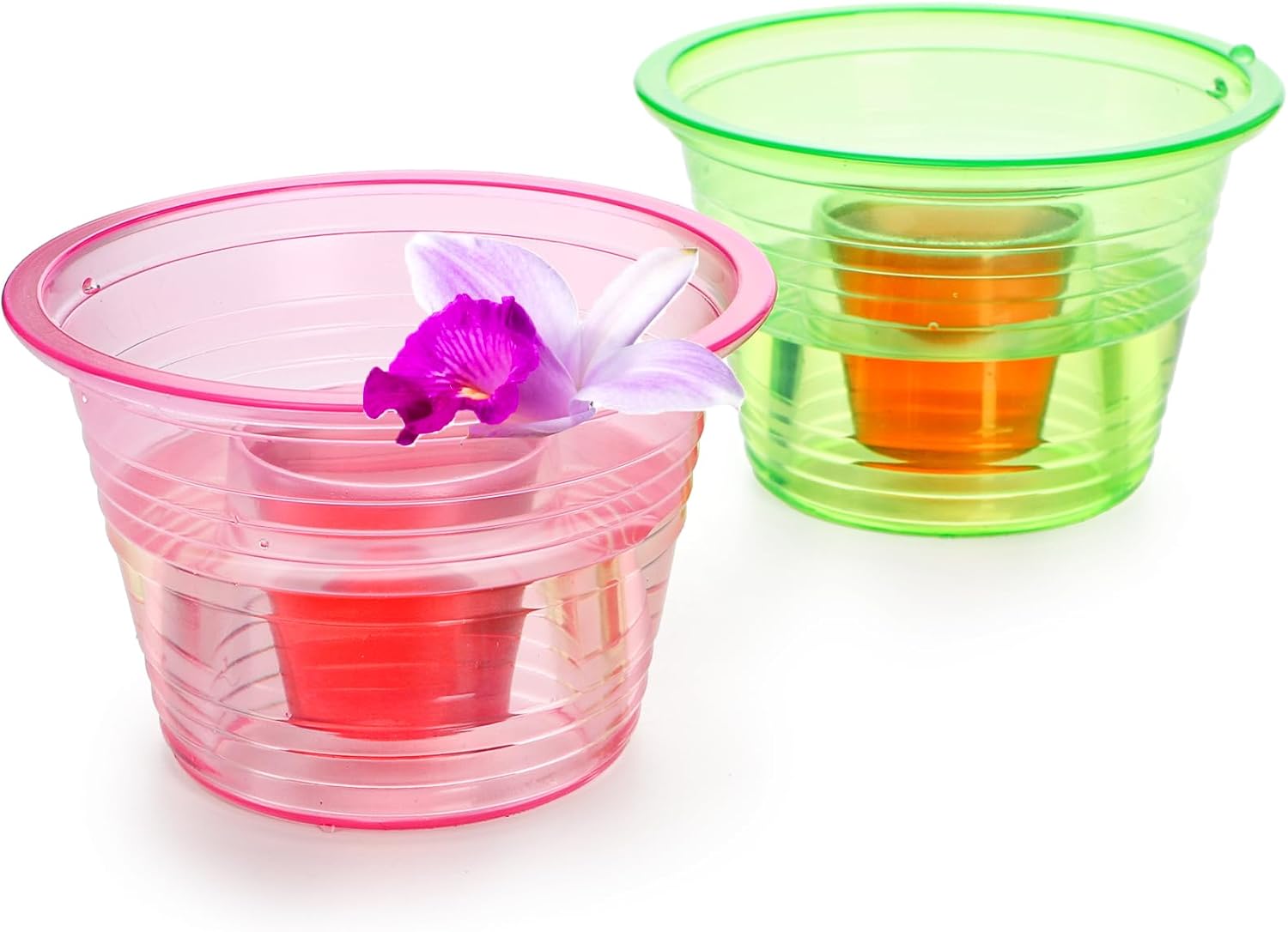 Coloch 200 Pack Plastic Bomber Cups, Disposable Bomb Cups Assorted Colors Power Bomber Double Shot Glass for Mixed Drinks, Shots, Party