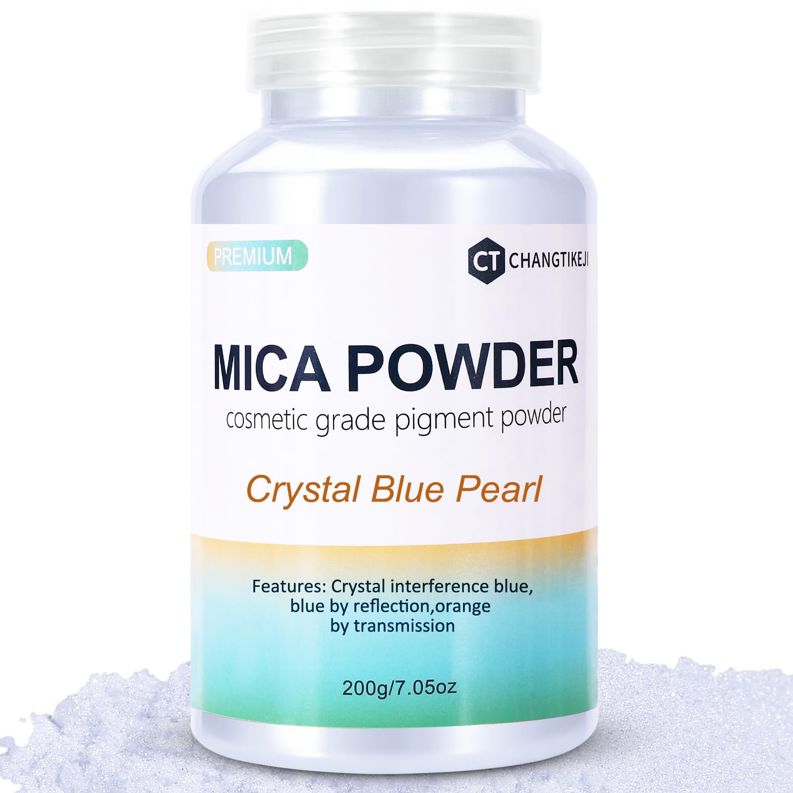 CHANGTIKEJI Mica Powder，24 Colors - 10g/Bottle of Natural Pigment Powder for Epoxy Resin，Soap Making，Candle Making,Lip Gloss,Car Freshies,Dye,Nail Polish,Bath Bombs