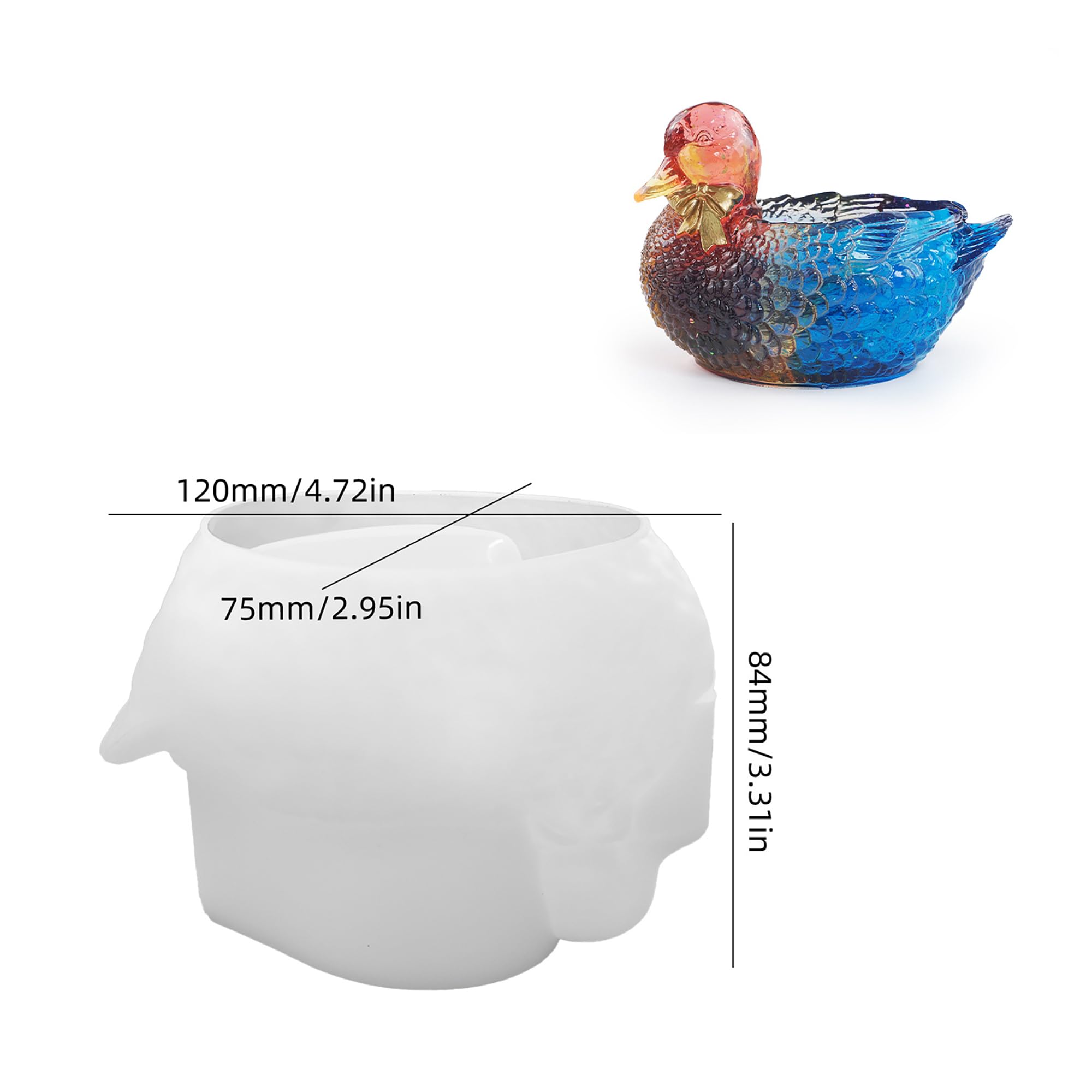 Tree Bear Candle Mold - Animal & Bear Resin Casting Molds, Silicone Clay Jewelry Molds, Candle Making Craft Supplies