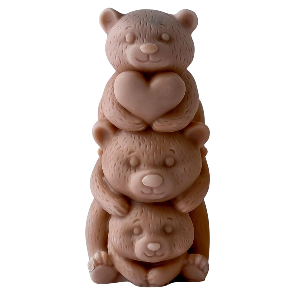 Squirrel Animal Molds Animal Spiral Wave Pillar Rotate Candle & Resin Mold - Resin Casting Silicone Molds for Home Decor & Candle Making Wave Spiral Mold