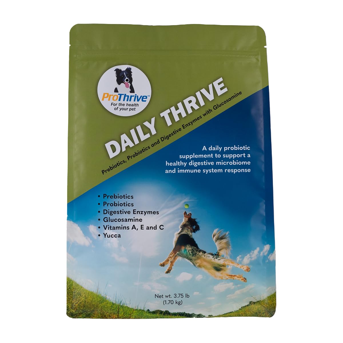 Daily Dog Probiotics for Digestive Health & Joint Support, All Breed Probiotics for Dogs Supplement - 3.75lb