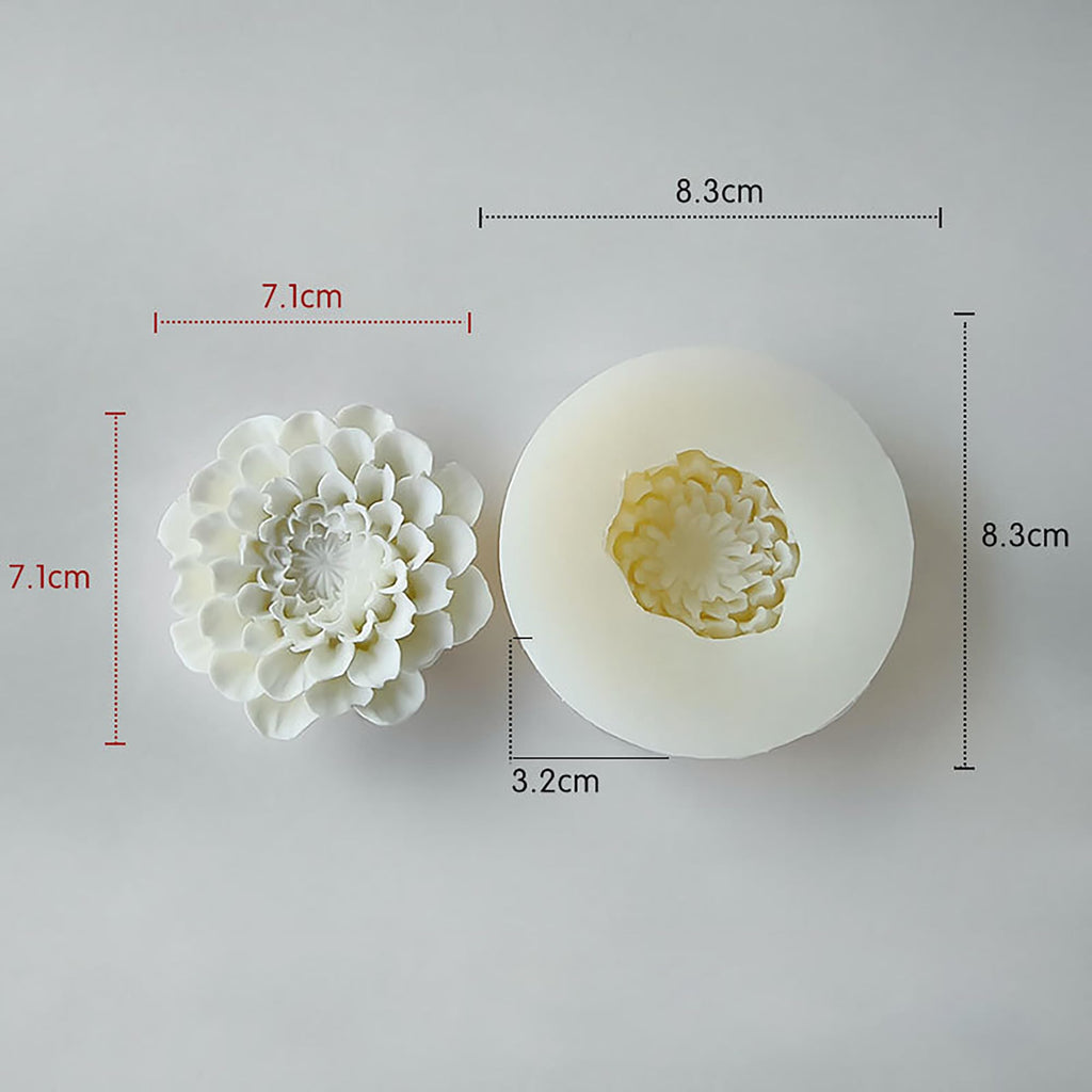 2 Pack Spiral Wave Resin Casting Molds - Silicone for 3D Animal Candle Making