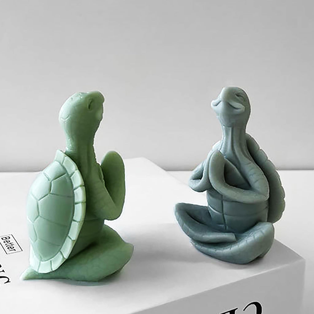 2 Pack Spiral Wave Resin Casting Molds - Silicone for 3D Animal Candle Making