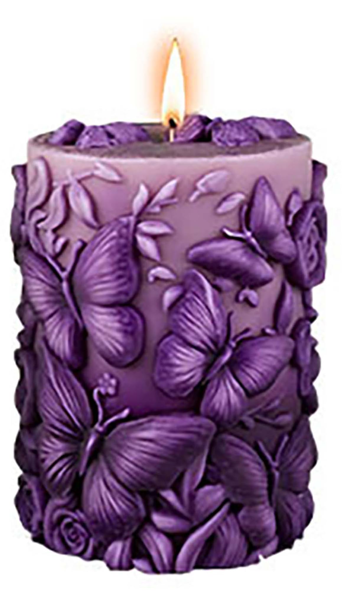 Flower Animal Cylinder Molds Silicone Wave Spiral Candle Mold - Silicone Resin Casting Molds for Candle & Resin & Soap Craft Supplies